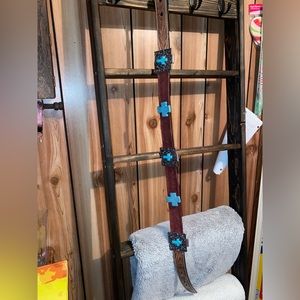 COPY - Tooled leather belt